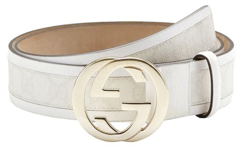 gucci gg belt white